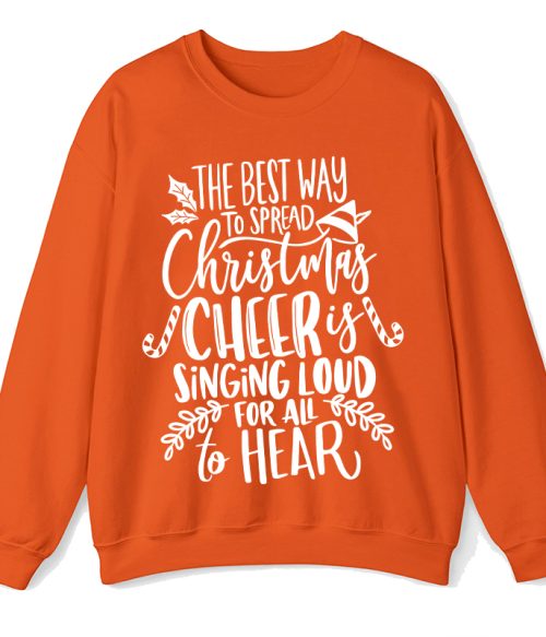 The Best Way To Spread Christmas Teacher Sweatshirt