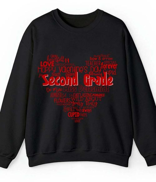 Personalized Teacher's Valentine's Day Teacher Sweatshirt