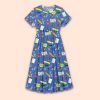 Hi Be Kind Be Warm Learn Teacher Printed Dress