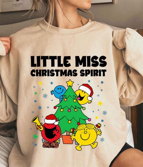 Little Miss Christmas Spirit Teacher Sweatshirt