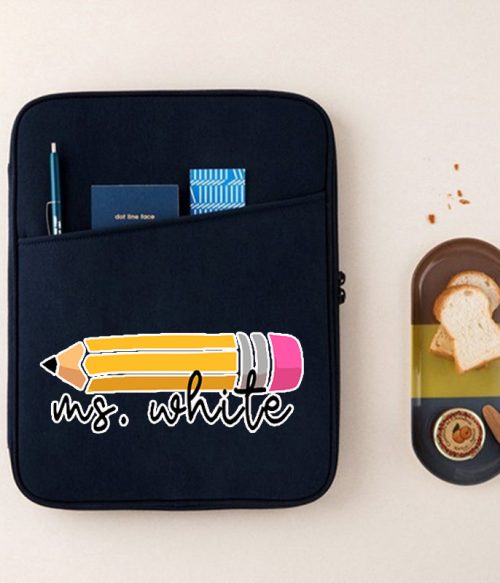 Personalized Pencil Teacher 13 MacBook Case