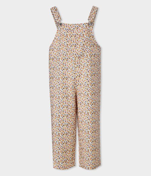 Floral Print Casual All Match Printed Overalls