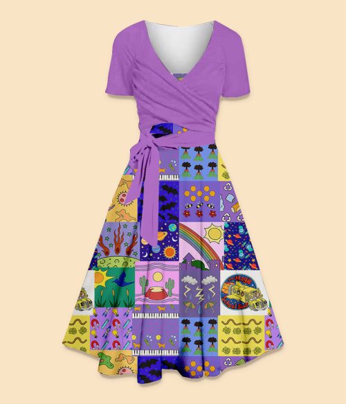 Take Chances Make Mistakes Get Messy Teacher Uspender Long Skirt Top Suit