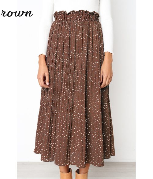 Boho Leopard Print Skirt