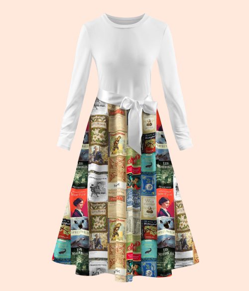 Falling Into The Ocean Of Art Teacher Long Sleeve Dress