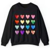 Colorful Love Combination Teacher Sweatshirt