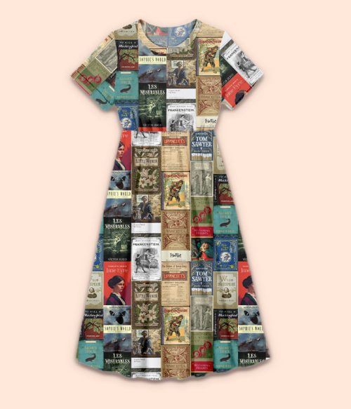 Masterpiece Literature Teacher Printed One Piece Dress