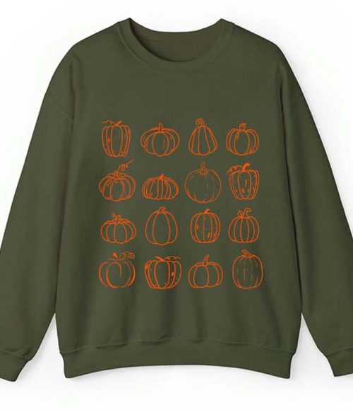Pumpkins We Are All Different Teacher Sweatshirt