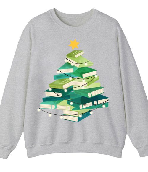 Christmas Book Teacher Sweatshirt