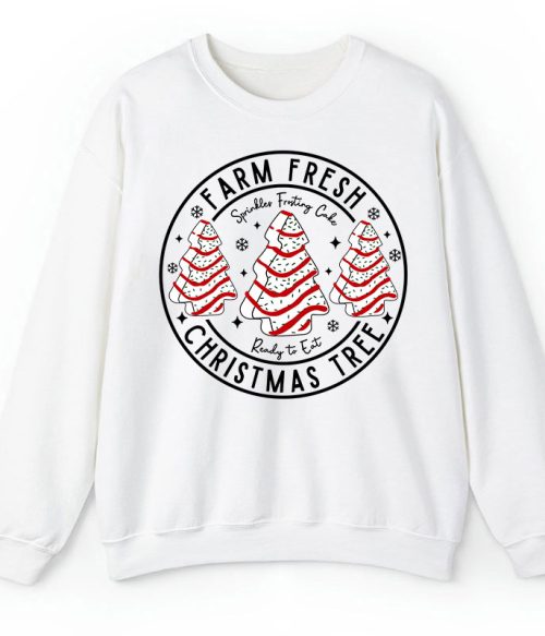 Farm Fresh Christmas Tree Teacher Sweatshirt