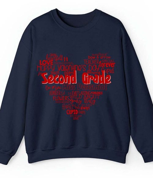 Personalized Teacher's Valentine's Day Teacher Sweatshirt