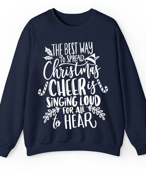 The Best Way To Spread Christmas Teacher Sweatshirt