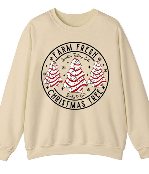 Farm Fresh Christmas Tree Teacher Sweatshirt