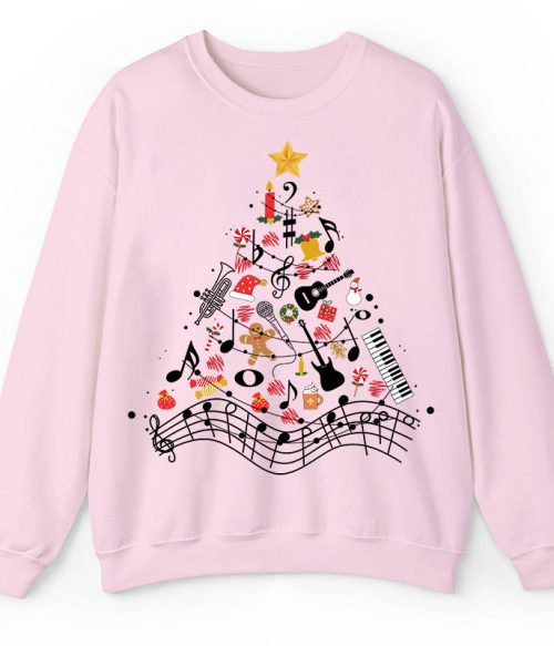 Musical Christmas Tree Teacher Sweatshirt