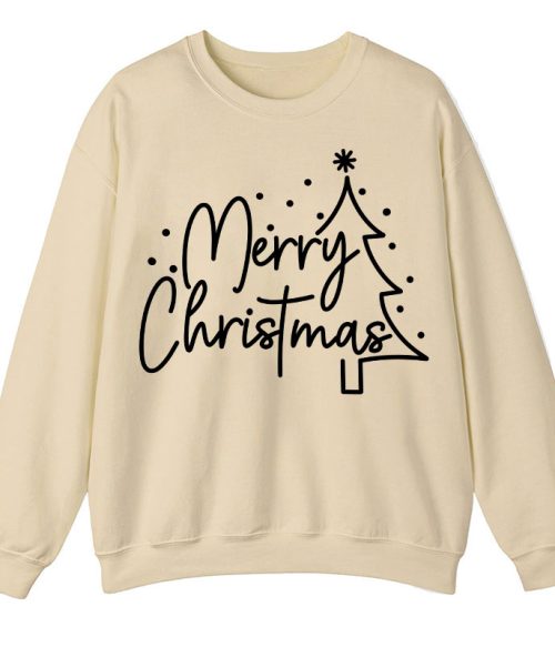 Merry Christmas Simple Christmas Teacher Sweatshirt