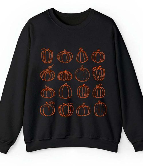 Pumpkins We Are All Different Teacher Sweatshirt