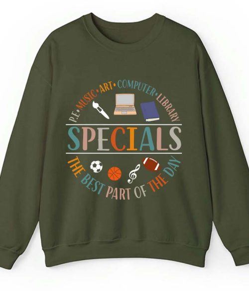 Specials The Best Part Of The Day Teacher Teacher Sweatshirt