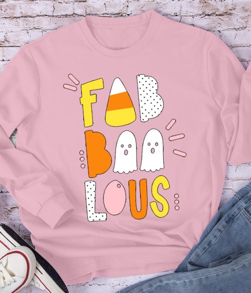 Fab Boo Lous Happy Sunny Vibes Long Sleeve T-Shirt
