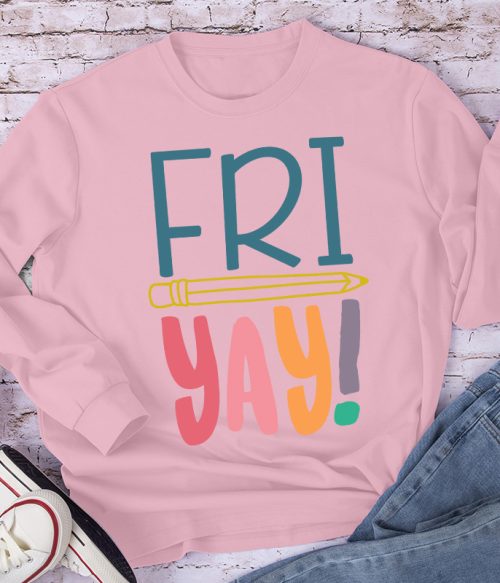 Happy Teacher Life Long Sleeve T-Shirt