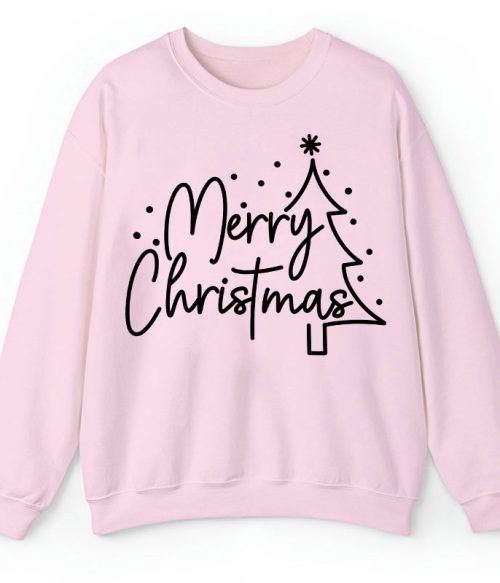 Merry Christmas Simple Christmas Teacher Sweatshirt