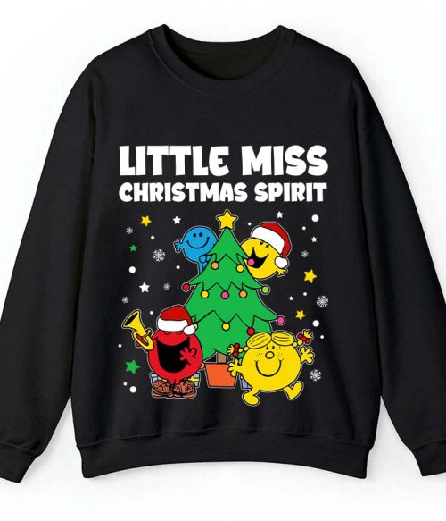 Little Miss Christmas Spirit Teacher Sweatshirt