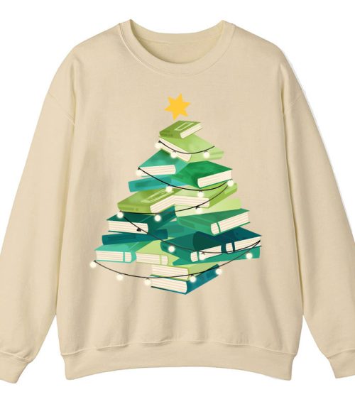 Christmas Book Teacher Sweatshirt