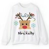 Personalized Merry Christmas Teacher Sweatshirt