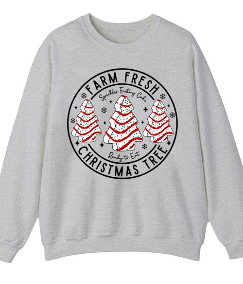 Farm Fresh Christmas Tree Teacher Sweatshirt