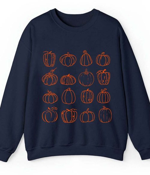 Pumpkins We Are All Different Teacher Sweatshirt