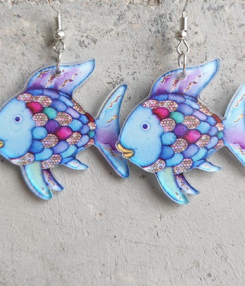 Shining Cartoon Fish  Earrings