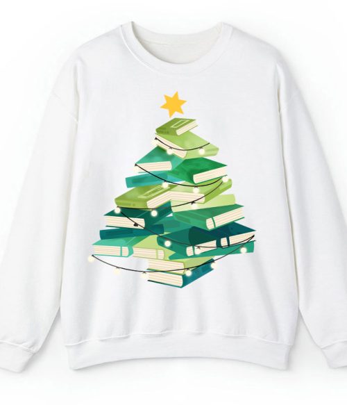 Christmas Book Teacher Sweatshirt