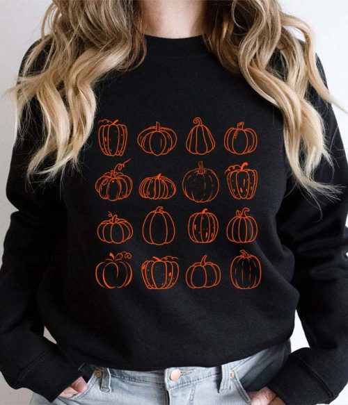 Pumpkins We Are All Different Teacher Sweatshirt