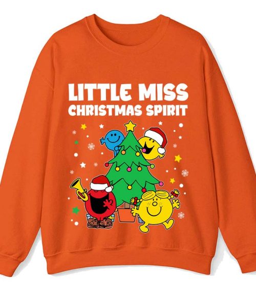 Little Miss Christmas Spirit Teacher Sweatshirt