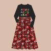 Be Merry Be Jolly Be Kind Teacher Long-Sleeved One Piece Dress