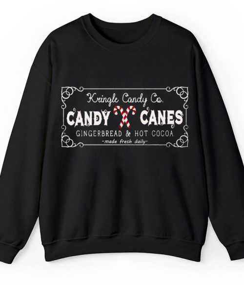 Candy Canes Teacher Sweatshirt