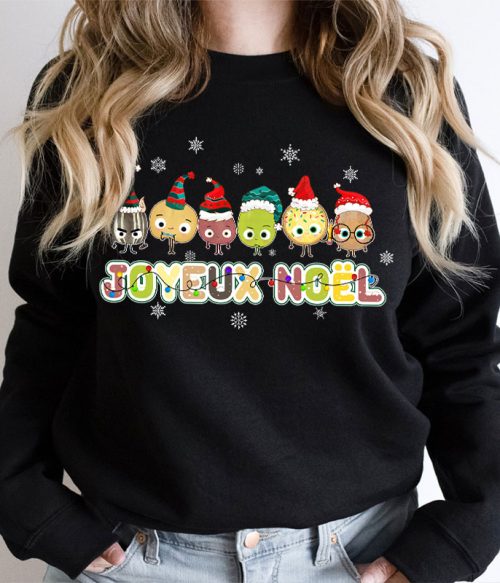Joyeux Noël Cute Teacher Sweatshirt