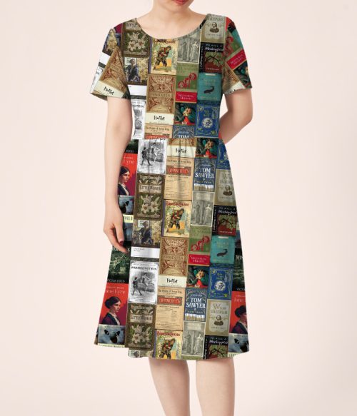 Masterpiece Literature Teacher Printed One Piece Dress