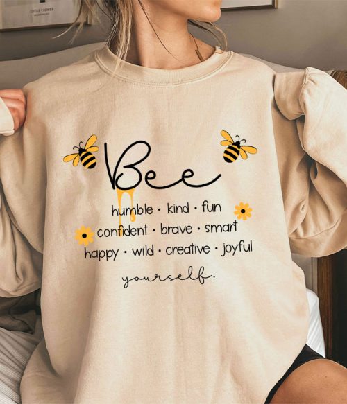 Bee Humble Kind Fun Teacher Sweatshirt