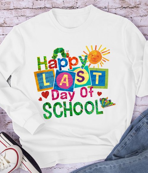 Summer Happy Last Day Of School Teacher Long Sleeve T-Shirt