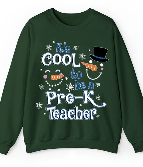 Personalized It's Cool To Be A Teacher Teacher Sweatshirt