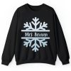 Personalized Snowflake Christmas Sweatshirt