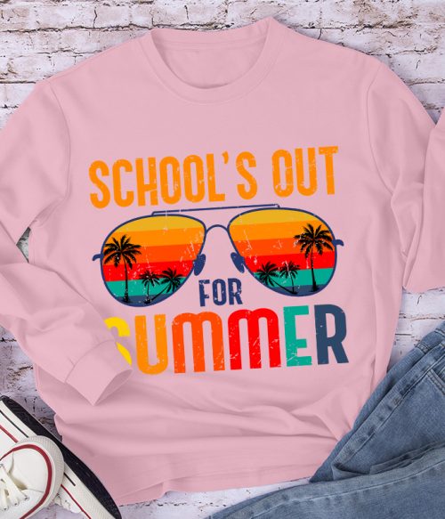 School's Out For Summer Teacher Long Sleeve T-Shirt