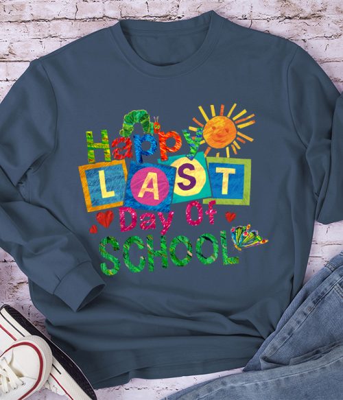 Summer Happy Last Day Of School Teacher Long Sleeve T-Shirt
