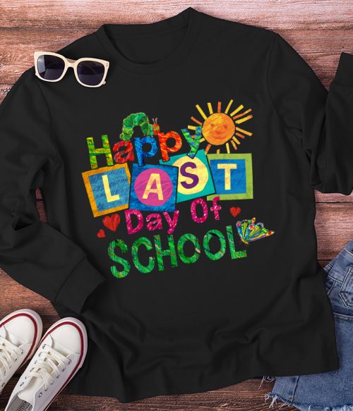 Summer Happy Last Day Of School Teacher Long Sleeve T-Shirt