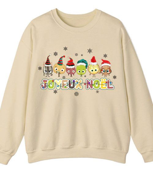 Joyeux Noël Cute Teacher Sweatshirt