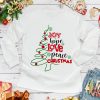 Joy Hope Love Peace Christmas Teacher Long Sleeve T-Shirt