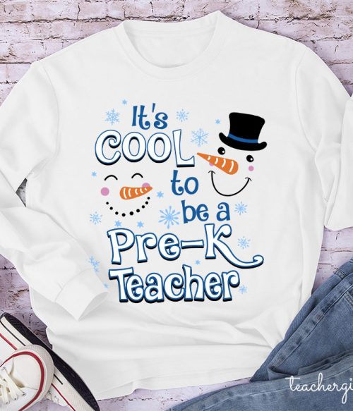 Personalized It's Cool To Be A Teacher Long Sleeve T-Shirt