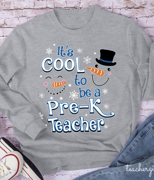 Personalized It's Cool To Be A Teacher Long Sleeve T-Shirt