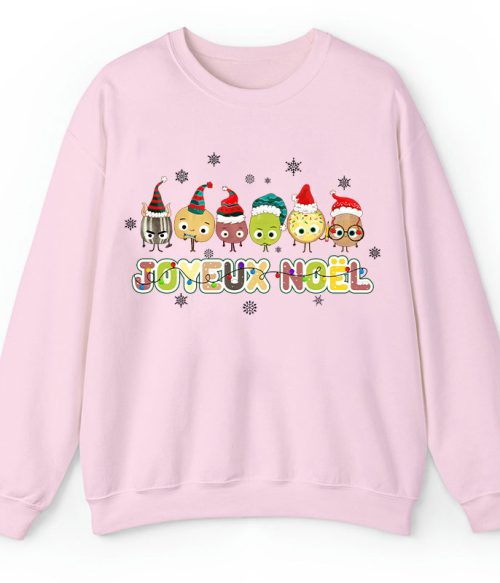 Joyeux Noël Cute Teacher Sweatshirt