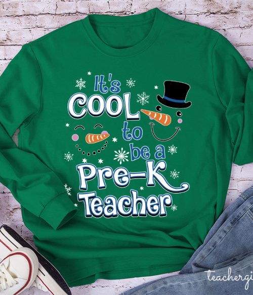 Personalized It's Cool To Be A Teacher Long Sleeve T-Shirt